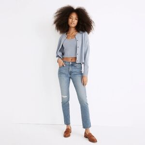 Madewell Midrise Perfect Vintage Distressed Jean, 24P
